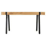 Treviso Industrial Dining Set with 4 Velvet Avery Chairs - Seconique