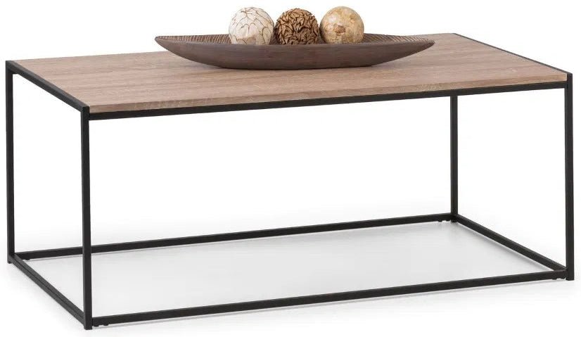 Tribeca Metal Frame Coffee Table - Julian Bowen