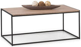 Tribeca Metal Frame Coffee Table - Julian Bowen