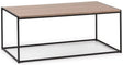 Tribeca Metal Frame Coffee Table - Julian Bowen