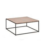 Tribeca Metal Frame Square Coffee Table - Julian Bowen