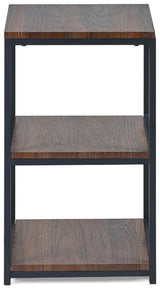 Tribeca Narrow Metal Frame Side Table - Julian Bowen