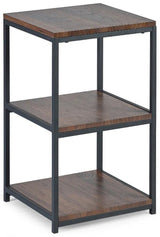 Tribeca Narrow Metal Frame Side Table - Julian Bowen