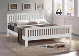 Turin Wooden High Foot End Bed Frame - Time Living