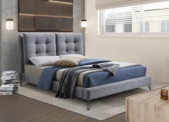 Tuscany Fabric Bed Frame - Time Living