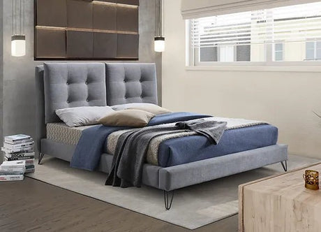 Tuscany Fabric Bed Frame - Time Living