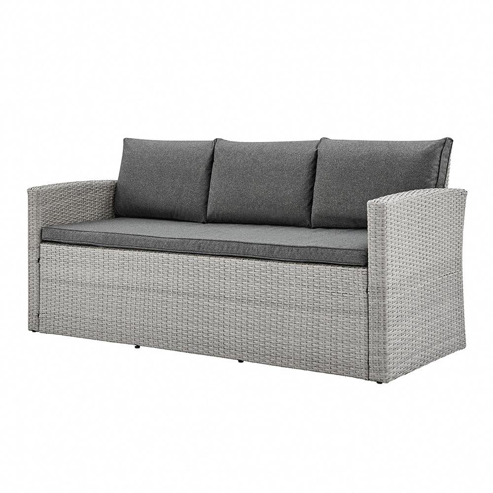 Two Tone Rattan Garden 5 Piece Sofa Dining Set - TGC