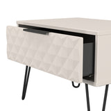Harlequin 1 Drawer Midi Chest with Black Hairpin Legs