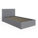 End Lift Ottoman Bed Faux Leather