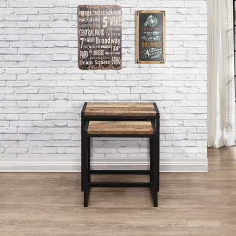 Urban Rustic Industrial Nest of Tables - Birlea