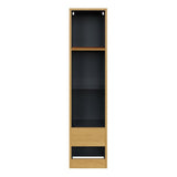 Leon Tall Shelf Unit with LED Lighting