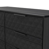 Harlequin 6 Drawer Chest with Black Hairpin Legs