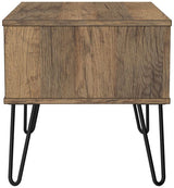 Harlequin 1 Drawer Midi Chest with Black Hairpin Legs