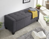 Verona Fabric Ottoman Bench