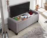 Verona Fabric Ottoman Bench