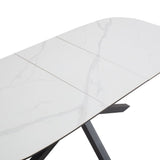 Vincent Sintered Stone Ceramic Extending Dining Table - TGC