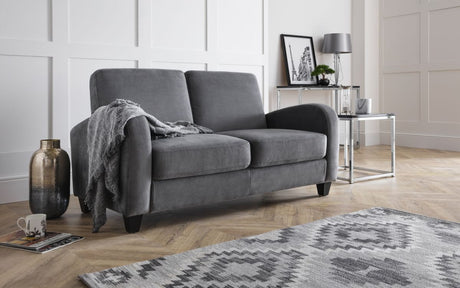 Vivo 2 Seater Chenille Fabric Sofa - Julian Bowen