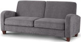 Vivo 3 Seater Chenille Fabric Sofa - Julian Bowen