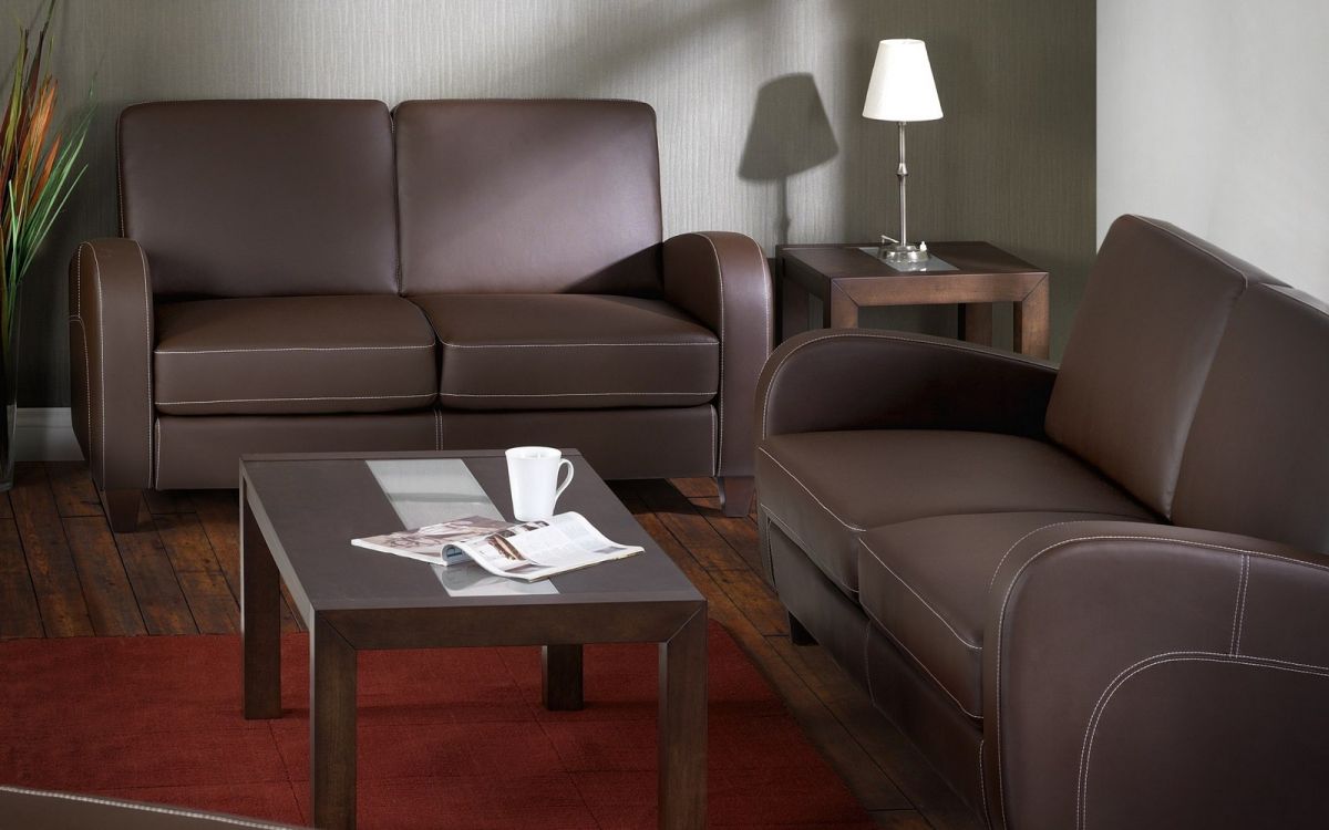 Vivo Faux Leather 3 Seater Sofa - Julian Bowen