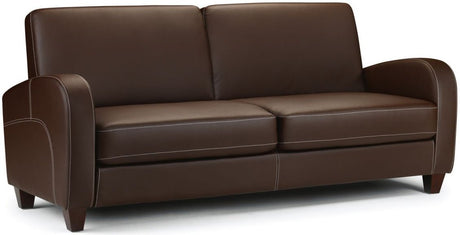 Vivo Faux Leather 3 Seater Sofa - Julian Bowen