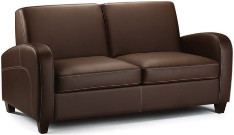 Vivo Faux Leather Sofa Bed - Julian Bowen