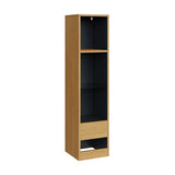 Leon Tall Shelf Unit with LED Lighting