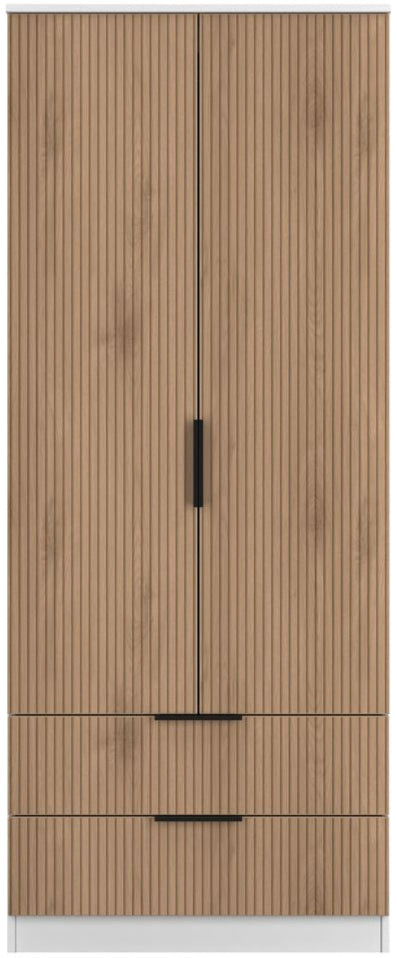 Java 2 Drawer 2 Door Double Wardrobe