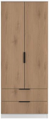 Java 2 Drawer 2 Door Double Wardrobe