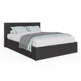 End Lift Ottoman Bed Faux Leather