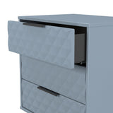 Harlequin 3 Drawer Midi Chest with Black Hairpin Legs