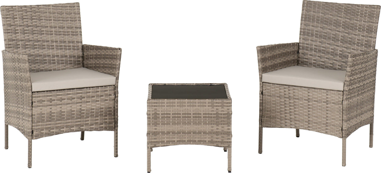 Willow 3 Piece Garden Set Rattan - Seconique