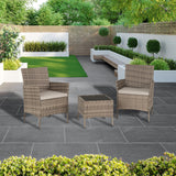 Willow 3 Piece Garden Set Rattan - Seconique