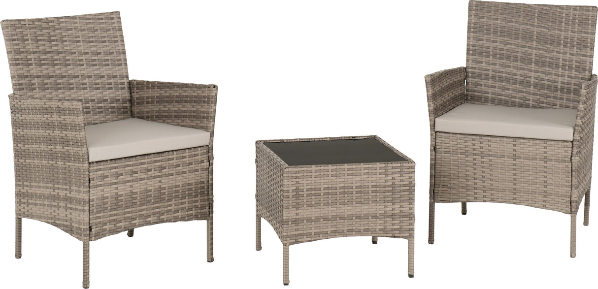 Willow 3 Piece Garden Set Rattan - Seconique