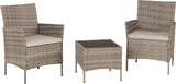 Willow 3 Piece Garden Set Rattan - Seconique