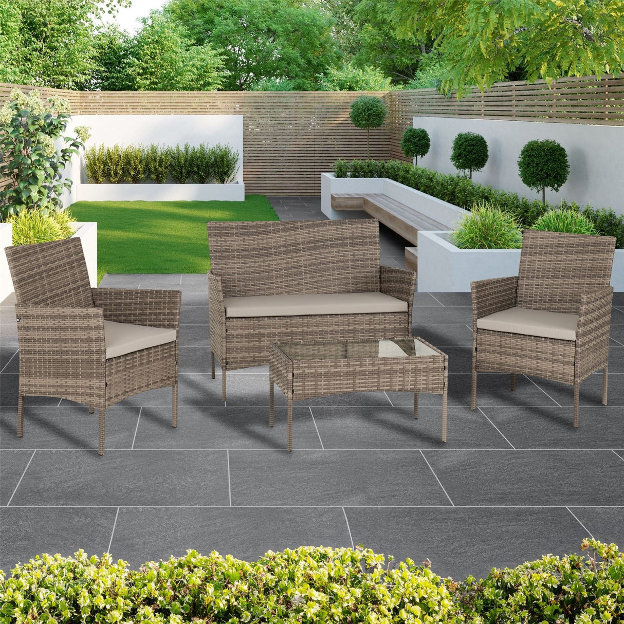 Willow 4 Piece Garden Set - Seconique