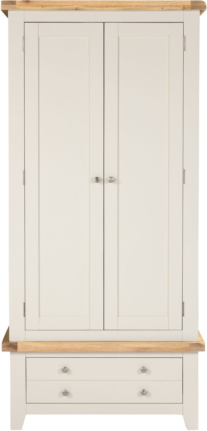 Windsor 2 Door 1 Drawer Wardrobe - Seconique
