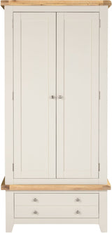 Windsor 2 Door 1 Drawer Wardrobe - Seconique