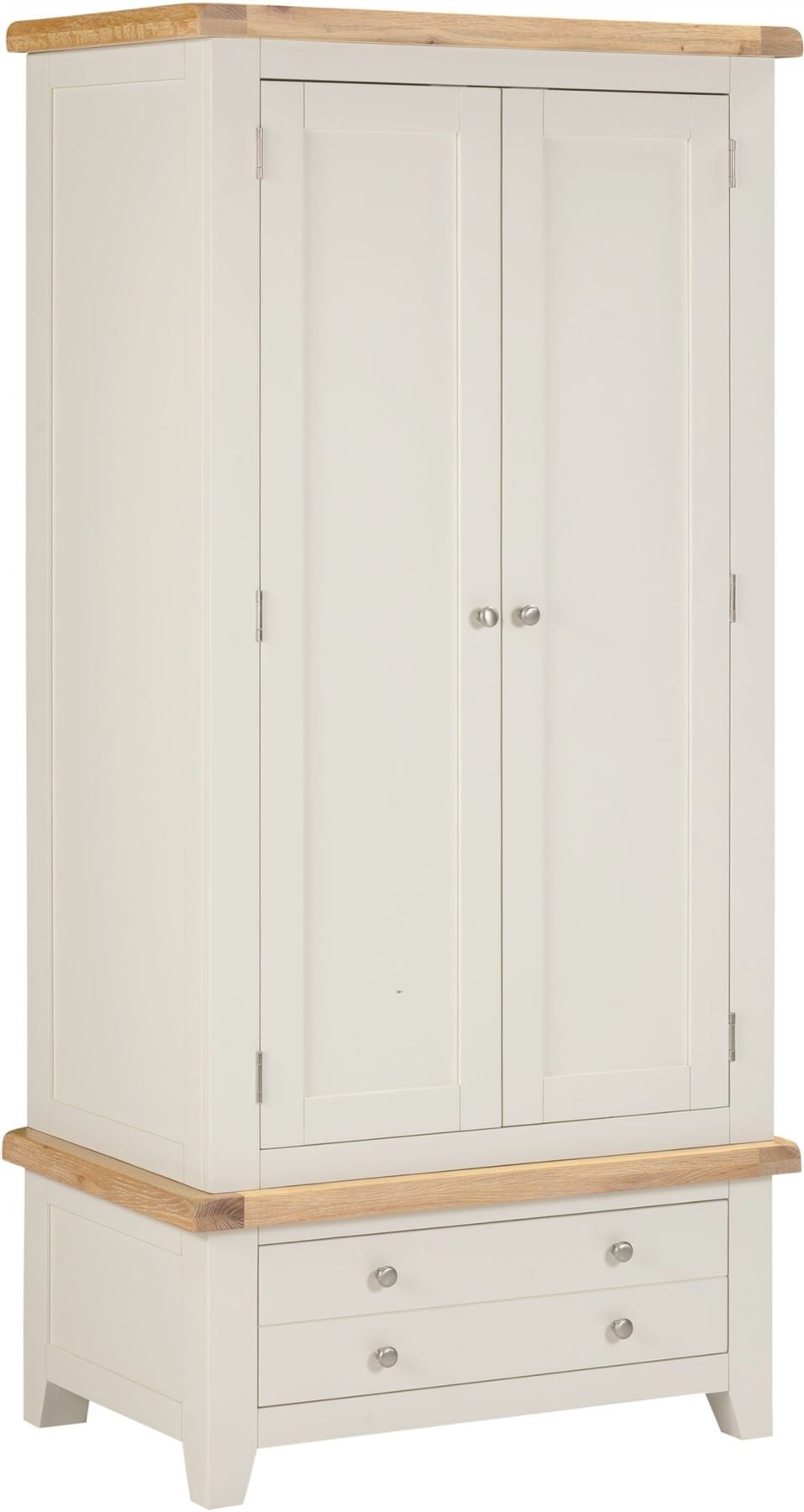 Windsor 2 Door 1 Drawer Wardrobe - Seconique