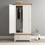 Windsor 2 Door 1 Drawer Wardrobe - Seconique