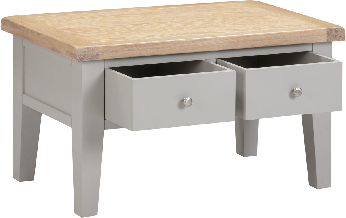 Windsor 2 Drawer Coffee Table - Seconique