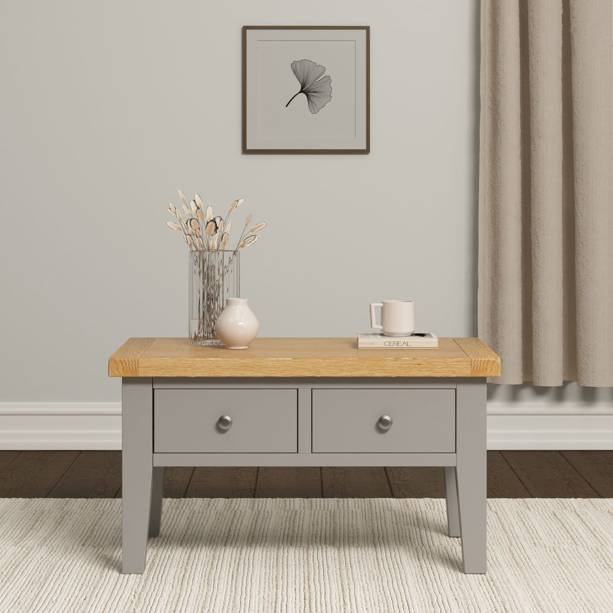 Windsor 2 Drawer Coffee Table - Seconique