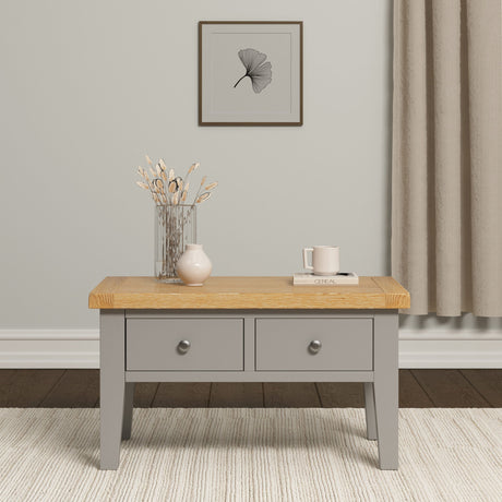 Windsor 2 Drawer Coffee Table - Seconique