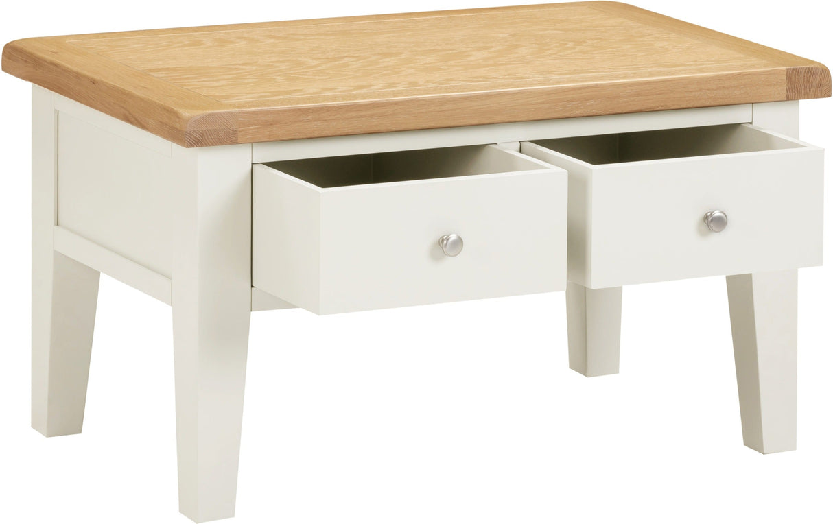 Windsor 2 Drawer Coffee Table - Seconique