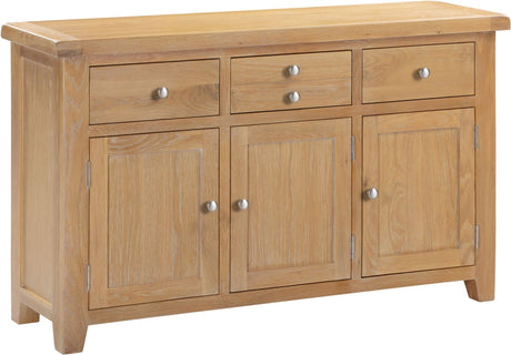 Windsor 3 Door 3 Drawer Sideboard - Seconique