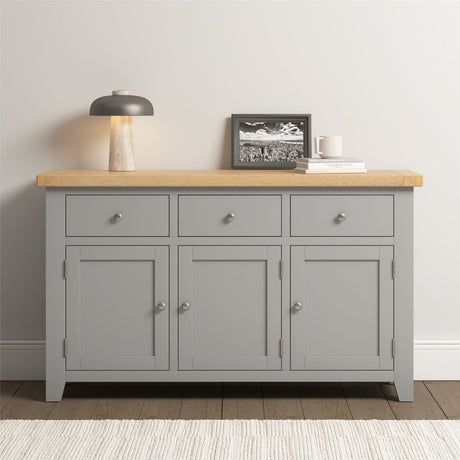 Windsor 3 Door 3 Drawer Sideboard - Seconique