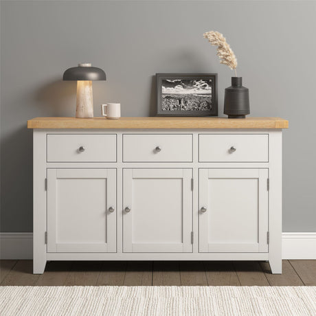 Windsor 3 Door 3 Drawer Sideboard - Seconique