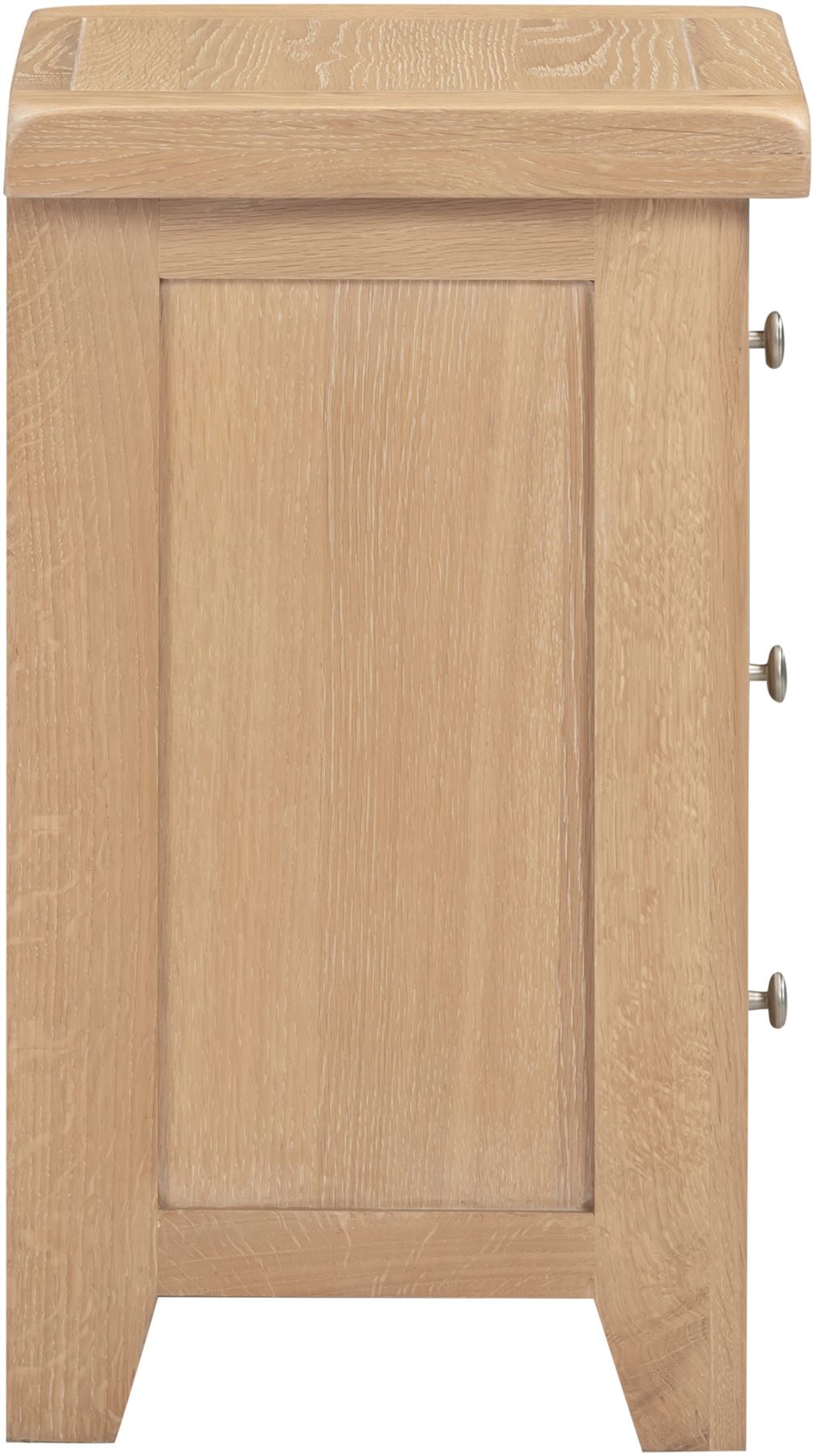 Windsor 3 Drawer Bedside - Seconique