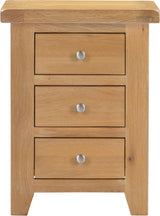 Windsor 3 Drawer Bedside - Seconique