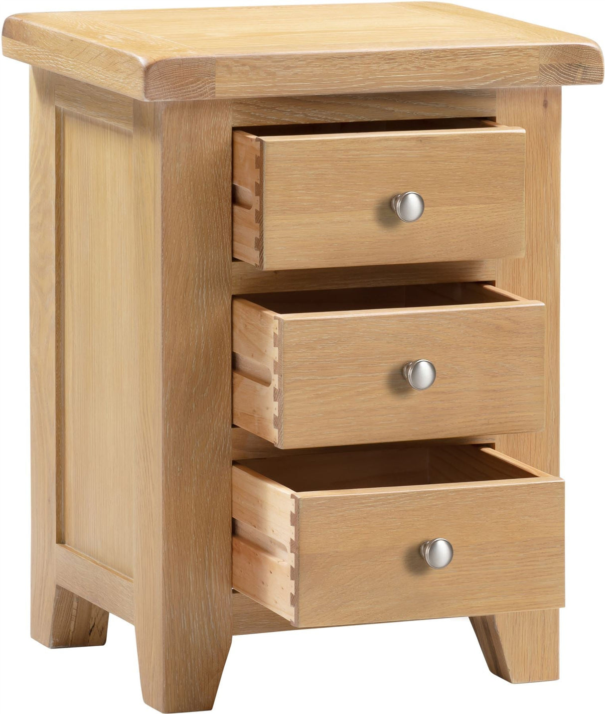 Windsor 3 Drawer Bedside - Seconique