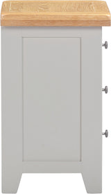 Windsor 3 Drawer Bedside - Seconique